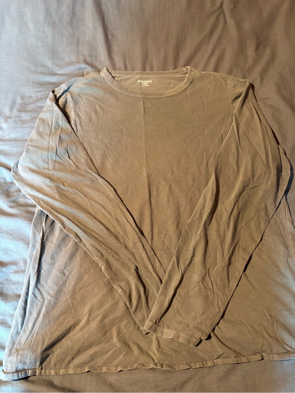 Old Navy womens Long-Sleeve Crew Tee in Olive